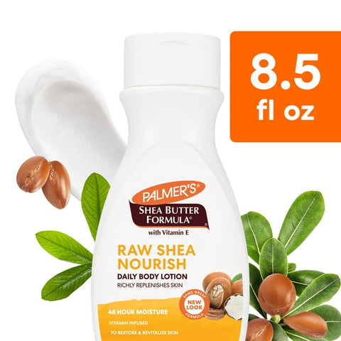 PALMERS SHEA BUTTER FORMULA RAW SHEA NOURISH DAILY BODY CREAM 250ML