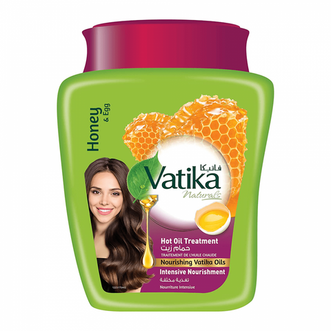 DABUR VATIKA HONEY AND EGG HOT OIL TREATMENT 500G