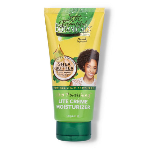 SOFT AND BEAUTIFUL BOTANICALS SHEA BUTTER ULTRA NOURISHING LITE CREME MOISTURIZER 170G