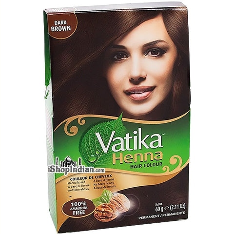 DABUR VATIKA HENNA PERMANENT HAIR COLORS 60G