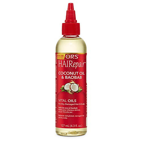 ORS HAIREPAIR COCONUT OIL AND BAOBAB VITAL OILS FOR HAIR AND SCALP 127ML