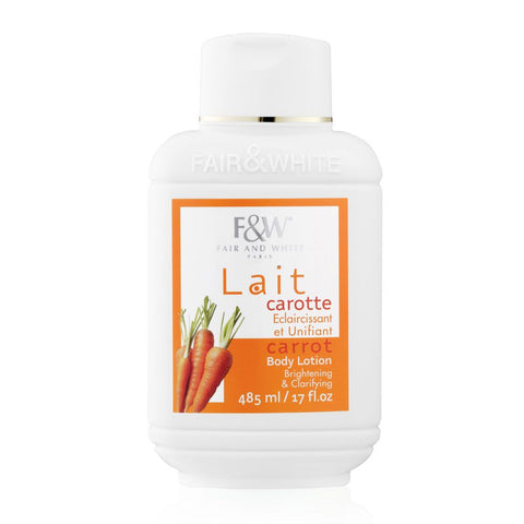 FAIR & WHITE CARROT BODY LOTION 485ML