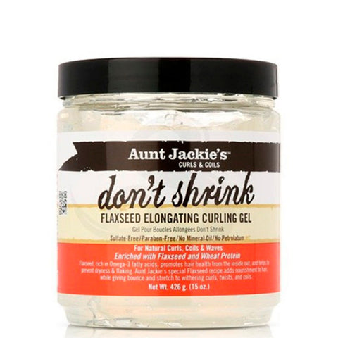 AUNT JACKIES DONT SHRINK FLAXSEED ELONGATING CURLING GEL 426G
