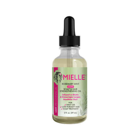 MIELLE ROSEMARY MINT LIGHT SCALP & HAIR STRENGTHENING OIL 59ML