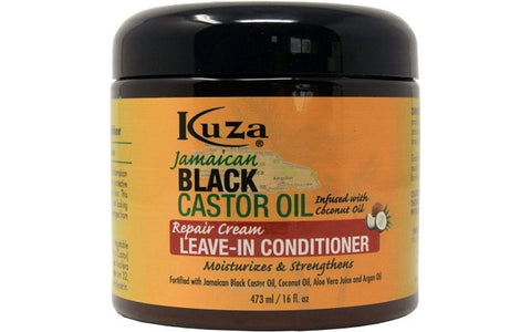 KUZA JAMAICAN BLACK CASTOR OIL REPAIR CREAM LEAVE IN CONDITIONER 473ML