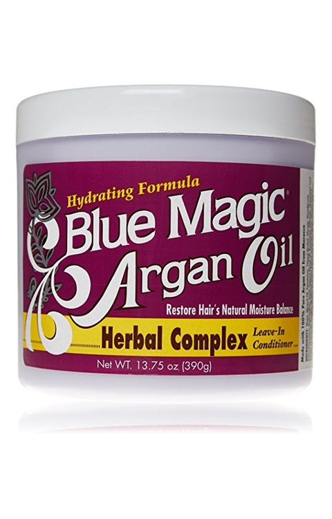 BLUE MAGIC ARGAN OIL HERBAL COMPLEX LEAVE IN CONDITIONER 390G