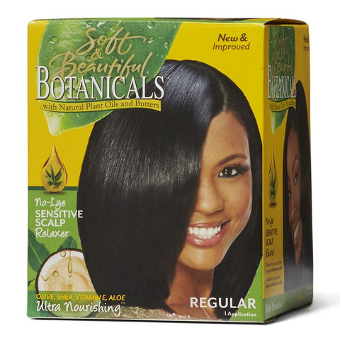 SOFT AND BEAUTIFUL BOTANICALS NO LYE SENSITIVE SCALP RELAXER REGULAR