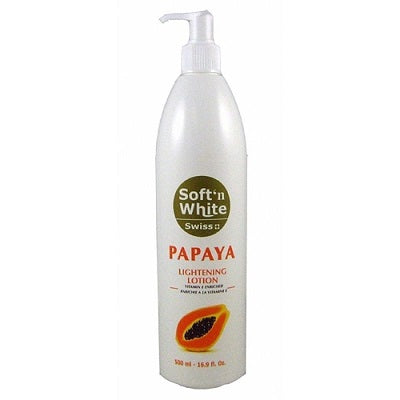 SOFT N WHITE PAPAYA LIGHTENING LOTION 500ML
