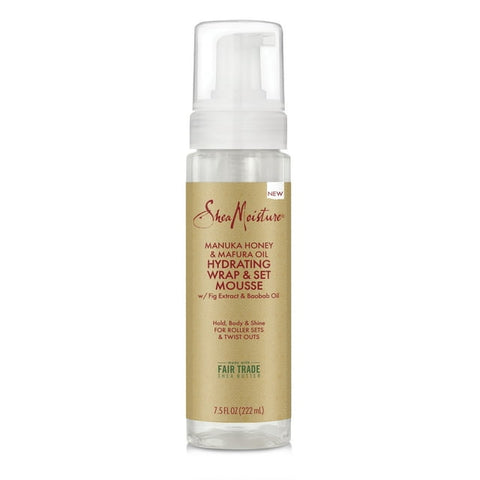 SHEA MOISTURE INTENSE HYDRATION WRAP & SET MOUSSE 222ML