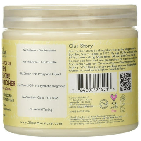 SHEA MOISTURE JAMAICAN BLACK CASTOR OIL STRENGTHEN & RESTORE LEAVE IN CONDITIONER 454G