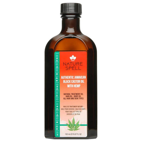 NATURE SPELL AUTHENTIC JAMAICAN BLACK CASTOR OIL WITH HEMP 150ML
