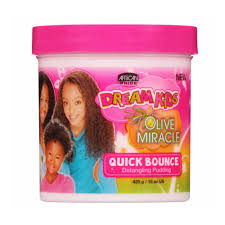 AFRICAN PRIDE DREAM KIDS OLIVE MIRACLE QUICK BOUNCE DETANGLING PUDDING 425G