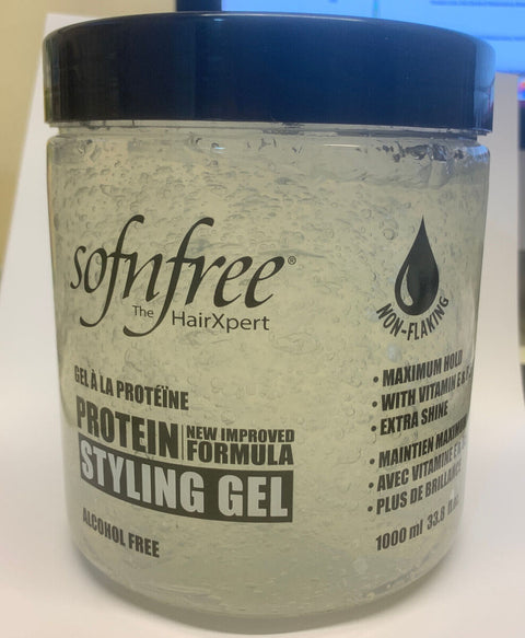 SOF N FREE PROTEIN STYLING GEL 1000ML