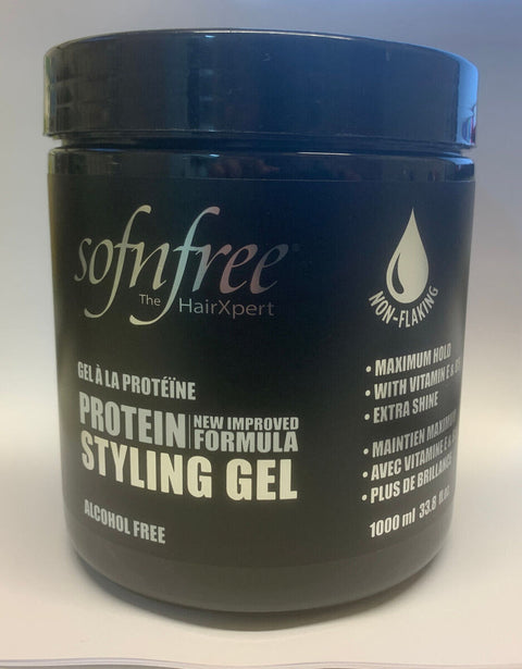 SOF N FREE PROTEIN STYLING GEL 1000ML