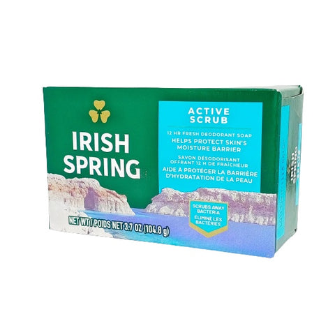 IRISH SPRING ACTIVE SCRUB 104.8G