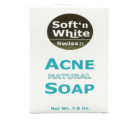 SOFT N WHITE ACNE NATURAL SAVON 200G