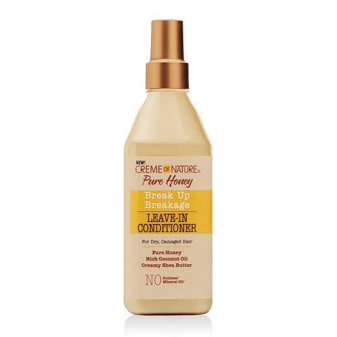 CREME OF NATURE PURE HONEY BREAK UP BREAKAGE LEAVE-IN CONDITIONER 236.5ML