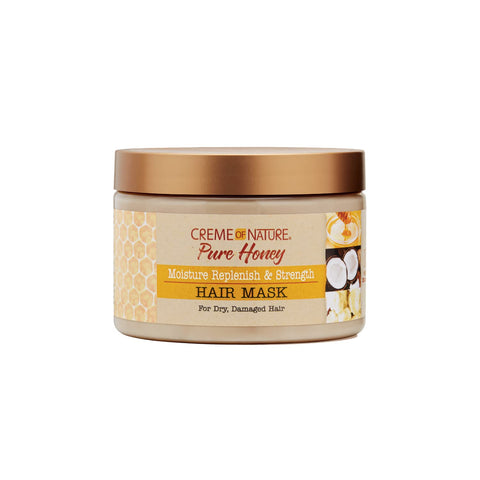CREME OF NATURE PURE HONEY MOISTURE REPLENISH & STRENGTH HAIR MASK 326G