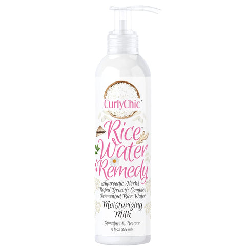 CURLY CHIC RICE WATER REMEDY MOISTURIZING HAIR MILK 239ML