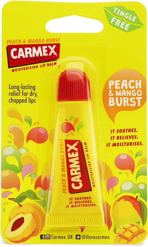 CARMEX PEACH MANGO LIP BALM 10G