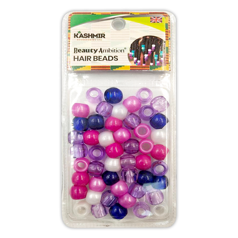 KASHMIR HAIR BEADS LARGE NEW MIX 2175