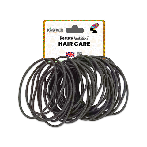 KASHMIR 30 THIN NO METAL ELASTICS BLACK 1023