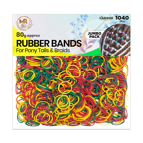 KASHMIR 80G ORIGINAL RUBBER BANDS (S) 1.5CM MIX 1040