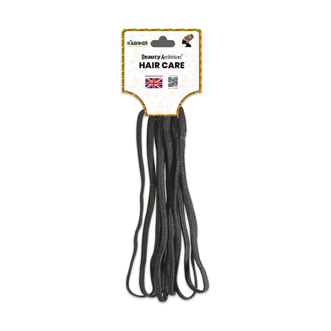 KASHMIR 6 THIN LONG NO METAL ELASTICS BLACK 1003