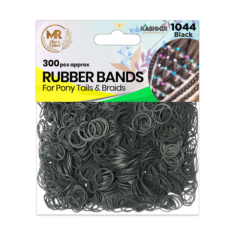 KASHMIR 300 ORIGINAL ELASTIC RUBBER BANDS BLACK 1044