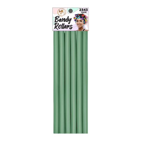 KASHMIR 6 BENDY ROLLERS 1.0CM LIME 2343