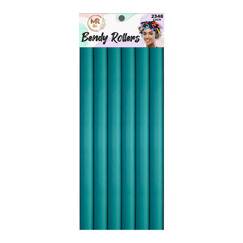 KASHMIR 6 BENDY ROLLERS 2.0CM AQUA 2348