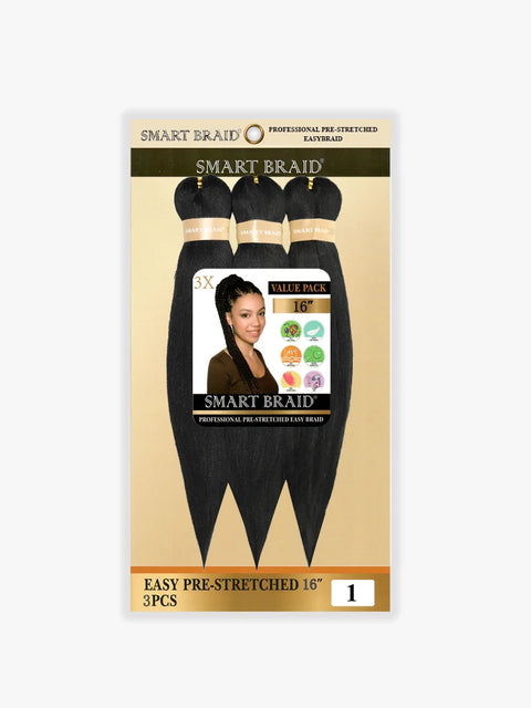 SMART BRAID PRE STRETCHED MULTIPACK 3X 16 INCH