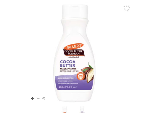 PALMERS COCOA BUTTER FORMULA FRAGRANCE FREE LOTION 250ML