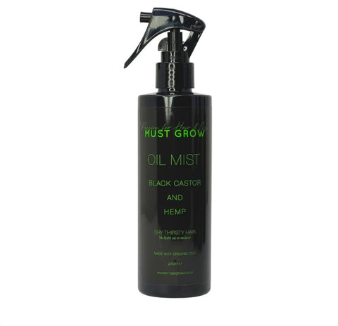 MUST GROW BLACK CASTOR & HEMP OIL MIST 240ML