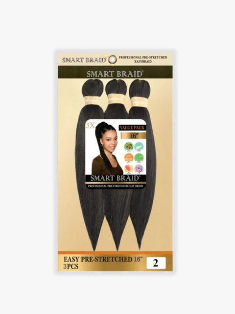SMART BRAID PRE STRETCHED MULTIPACK 3X 16 INCH