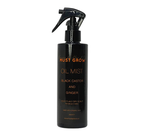 MUST GROW BLACK CASTOR GINGER OIL MIST 240ML