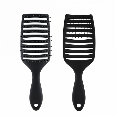 KASHMIR 12- PROFESSIONAL DETANGLING MASSAGE HAIR BRUSH 3717 ASSORTED