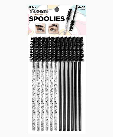 KASHMIR 12 SPOOLIES DISPOSABLE BLACK 4403