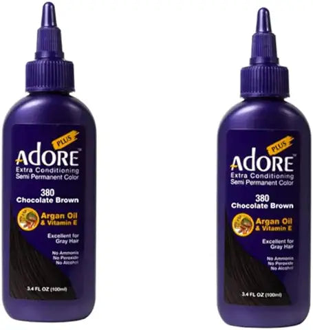 ADORE PLUS EXTRA CONDITIONING SEMI PERMANENT 380 COLOR - CHOCOLATE BROWN 100ML