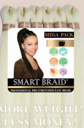 SMART BRAID PRE STRETCHED MULTIPACK 3X 16 INCH