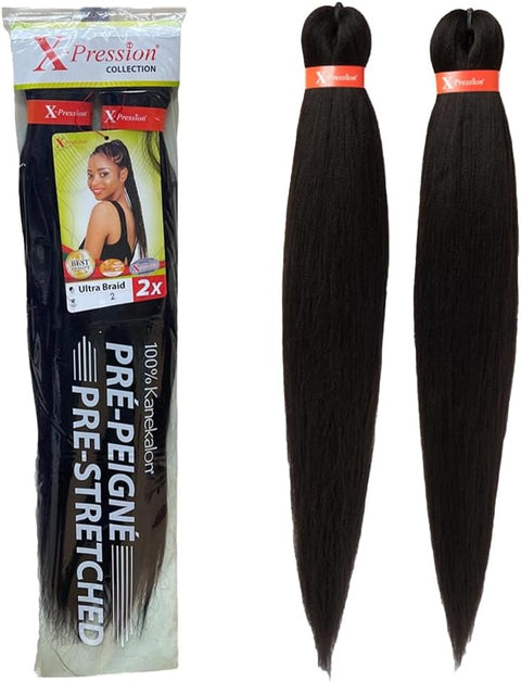 XPRESSION 2X ULTRA BRAID PRE STRETCHED 46 INCH