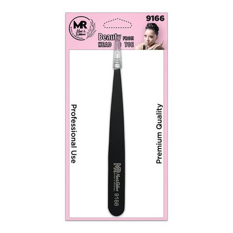 KASHMIR TWEEZER SHARP END FOR EYELASH BLACK 9166