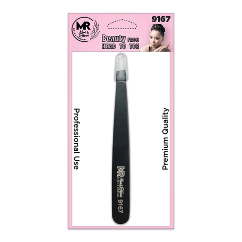 KASHMIR TWEEZER SLANT END FOR EYELASH BLACK 9167