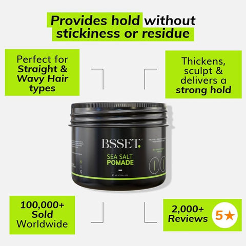 BSSET SEA SALT POMADE 100ML