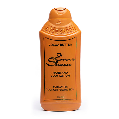 EVER SHEEN COCOA BUTTER HAND AND BODY LOTION 750ML