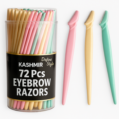 KASHMIR 72 EYEBROW RAZORS IN JAR 5103