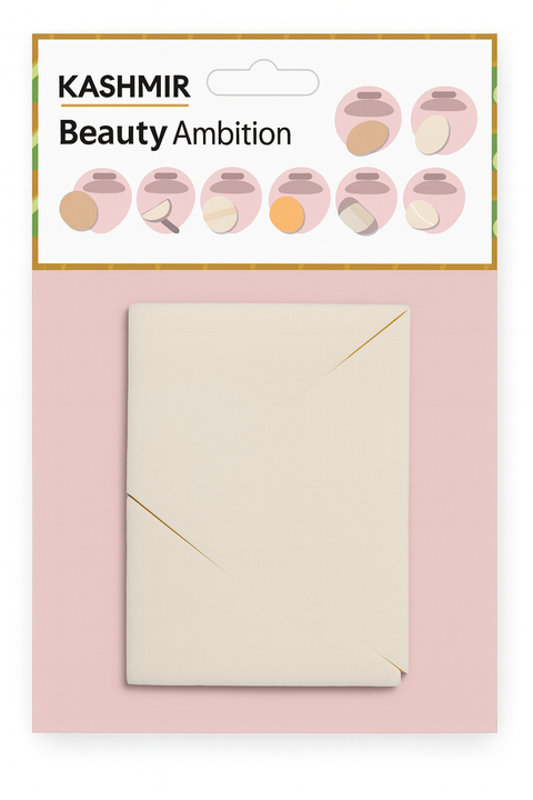 KASHMIR 4 LARGE MAKE UP WEDGES BEAUTY SPONGES 2424