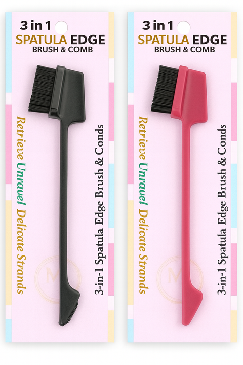 KASHMIR 3 SIDE EDGE CONTROL PLASTIC BRUSH 5141