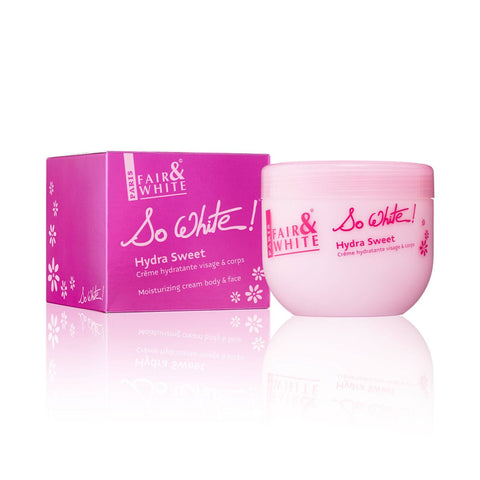 FAIR & WHITE HYDRA SWEET MOISTURIZING CREAM BODY & FACE 400ML