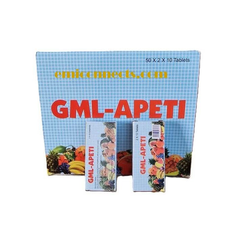 GML APETI MULTIVITAMIN TABLETS PACK OF 20 TABLETS